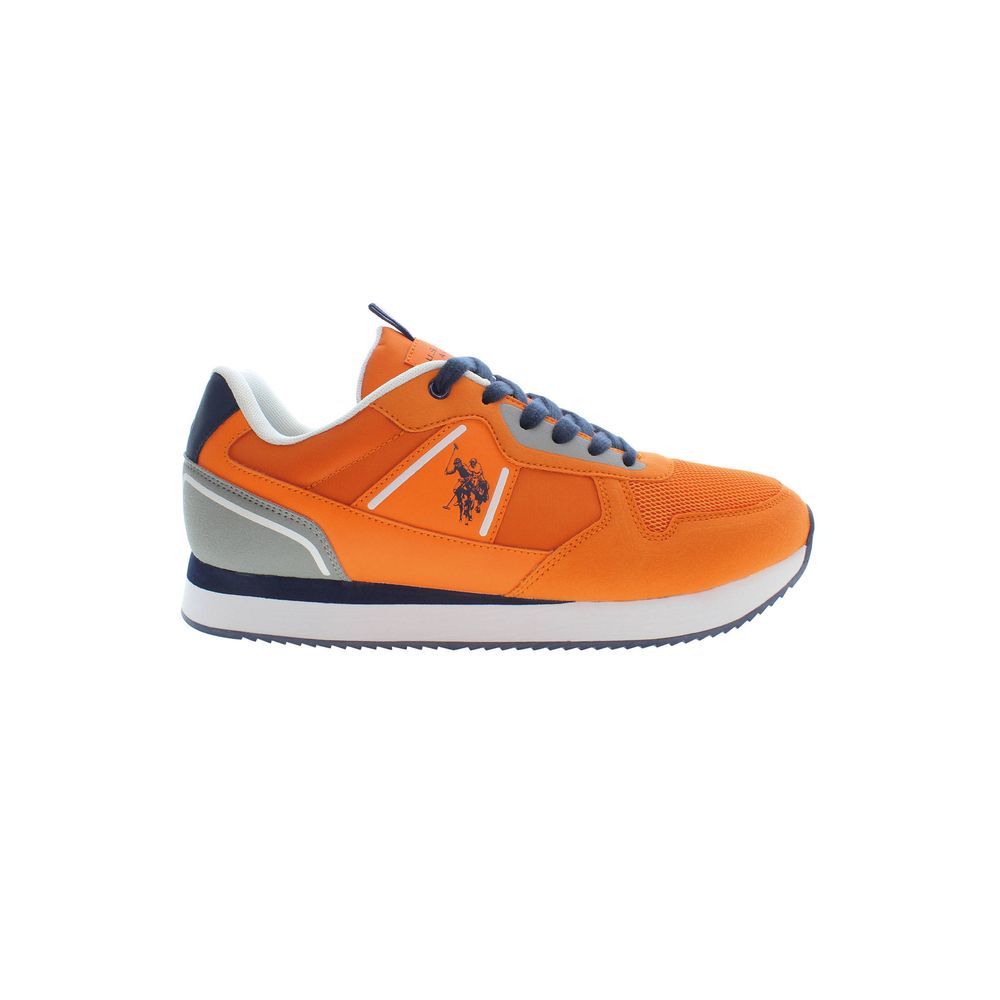 U.S. POLO ASSN. Arancione Polyurethane Men Sneaker