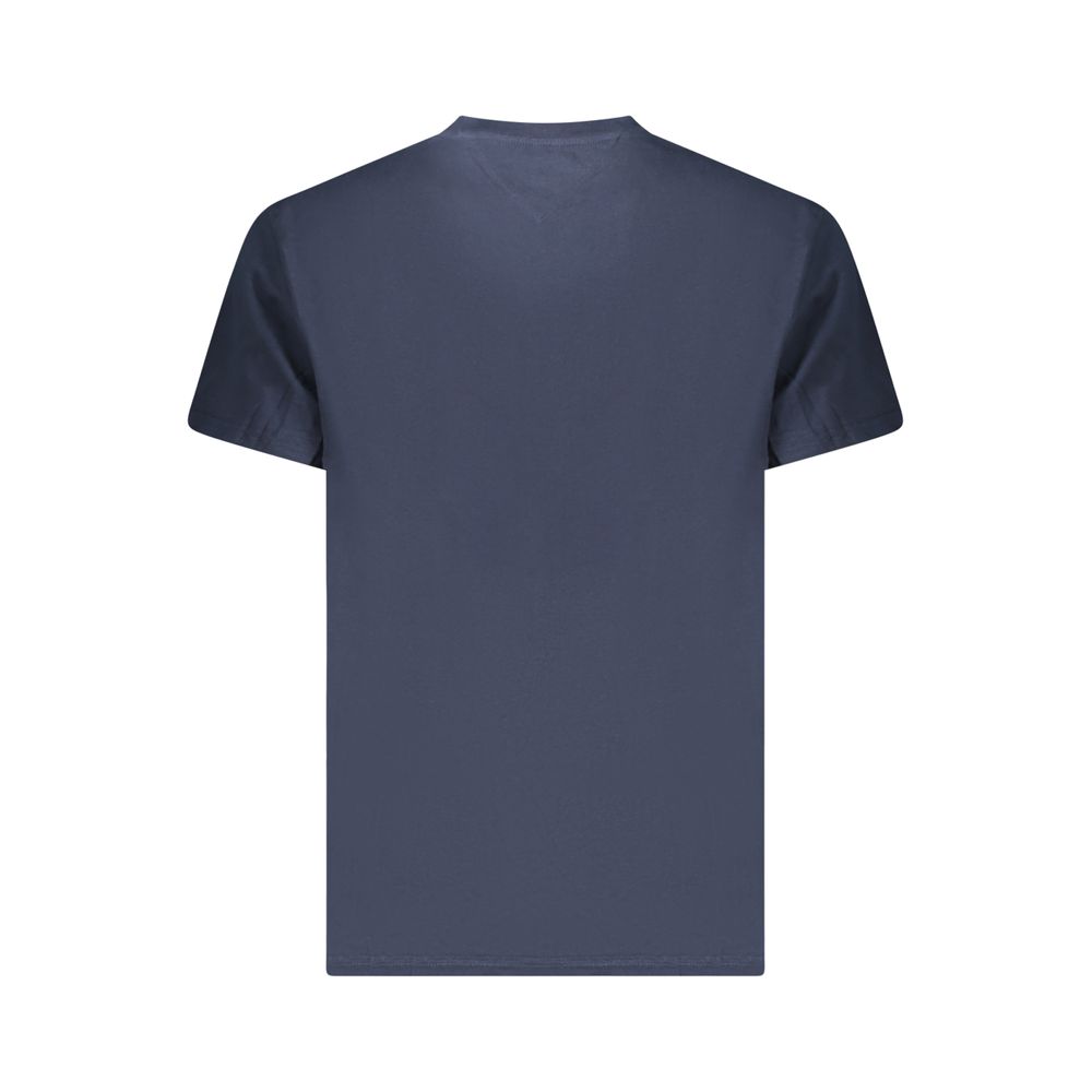 Tommy Hilfiger Blue Cotton Men's T-Shirt - Image 2