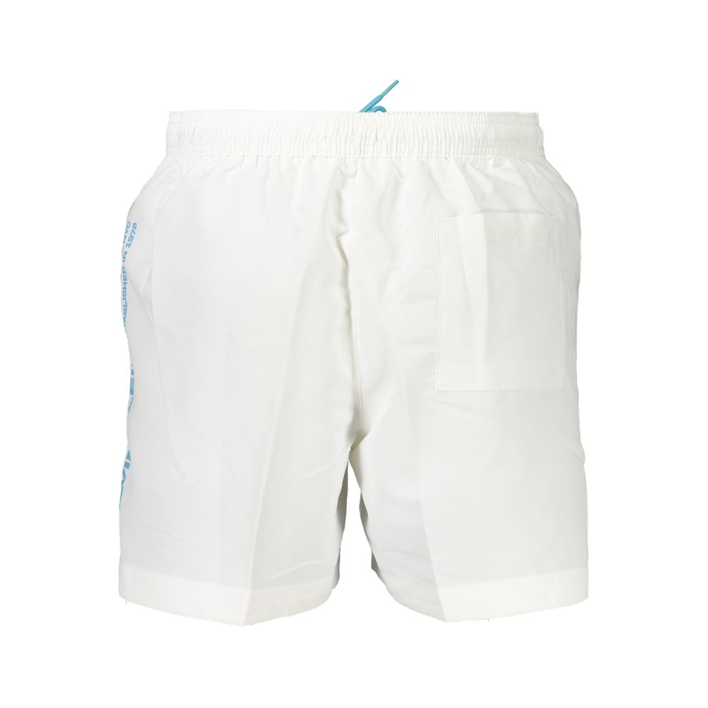Calvin Klein Bianco Recycled Polyester Men's Swim Boxer - Image 2