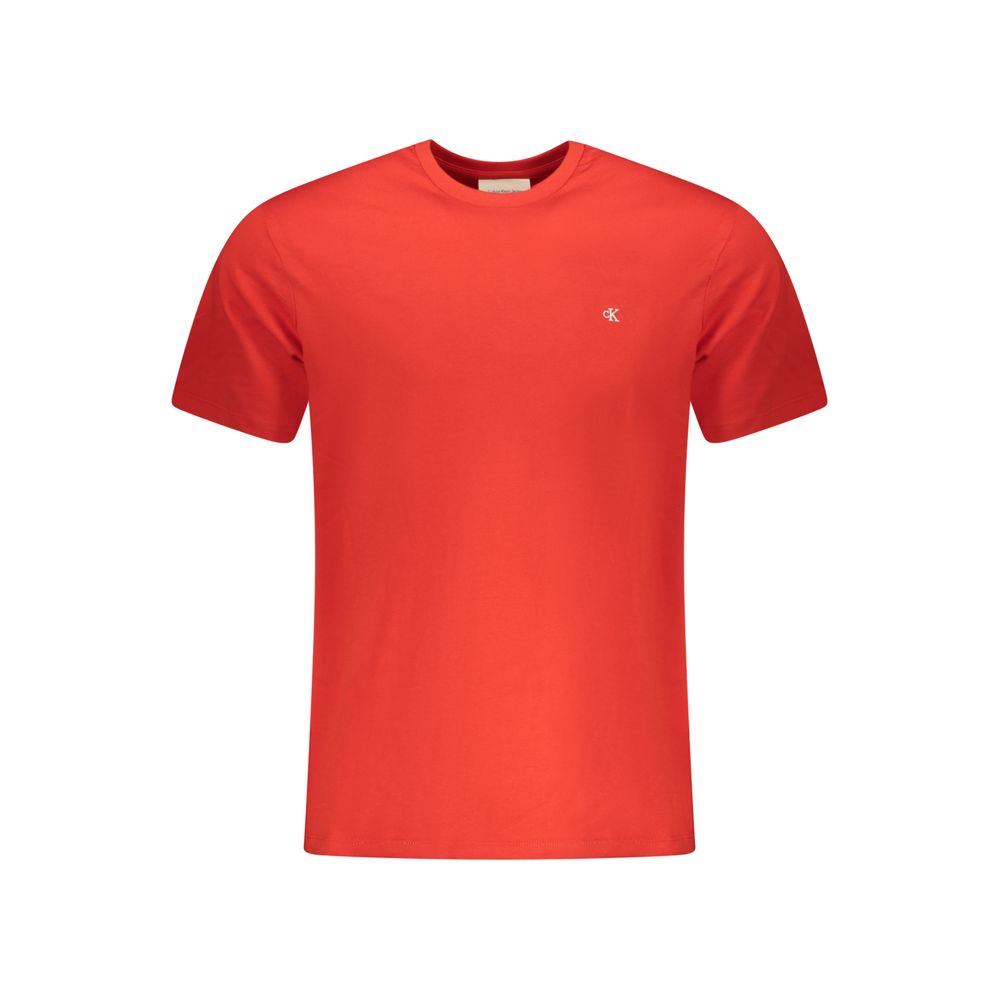 Calvin Klein Rosso Cotton Mens T-Shirt