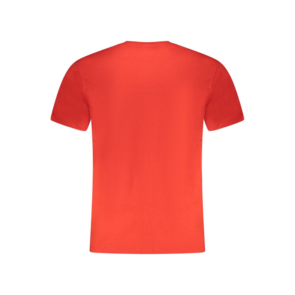 Calvin Klein Rosso Cotton Mens T-Shirt - Image 2