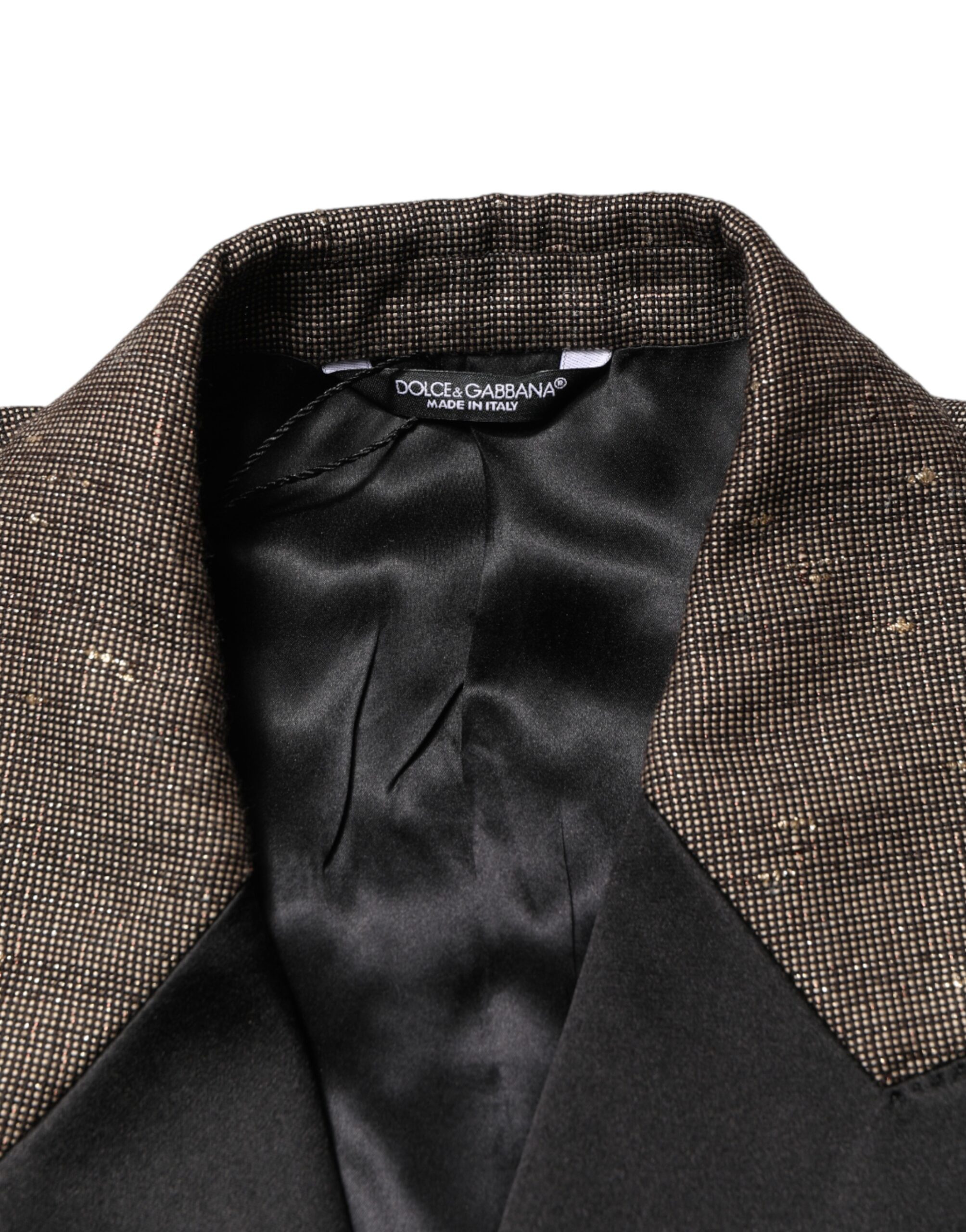 Dolce & Gabbana Gray Double Breasted 2 Button Jacket Blazer - Image 6