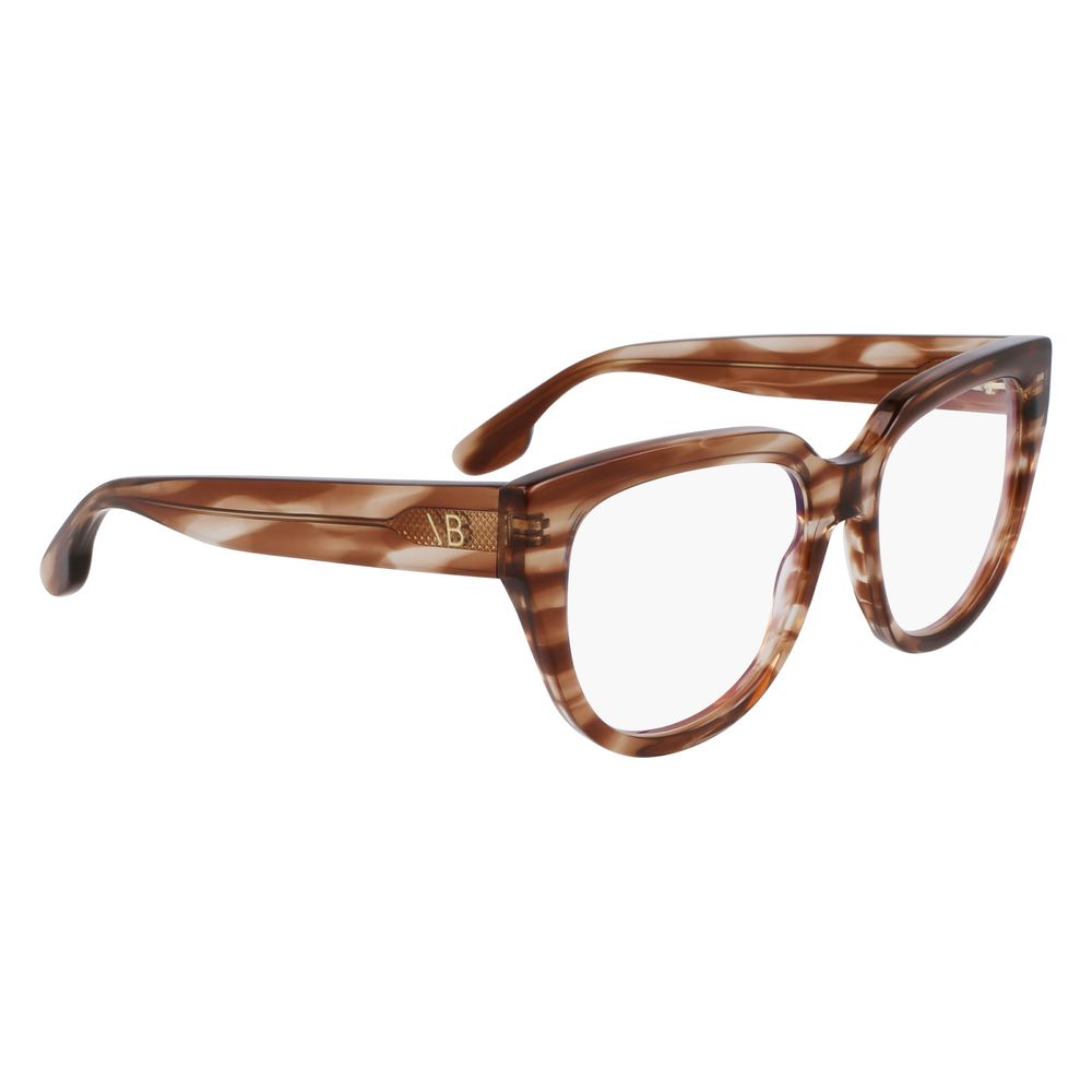 Victoria Beckham Brown Acetate Glasses (Frames) - Image 3