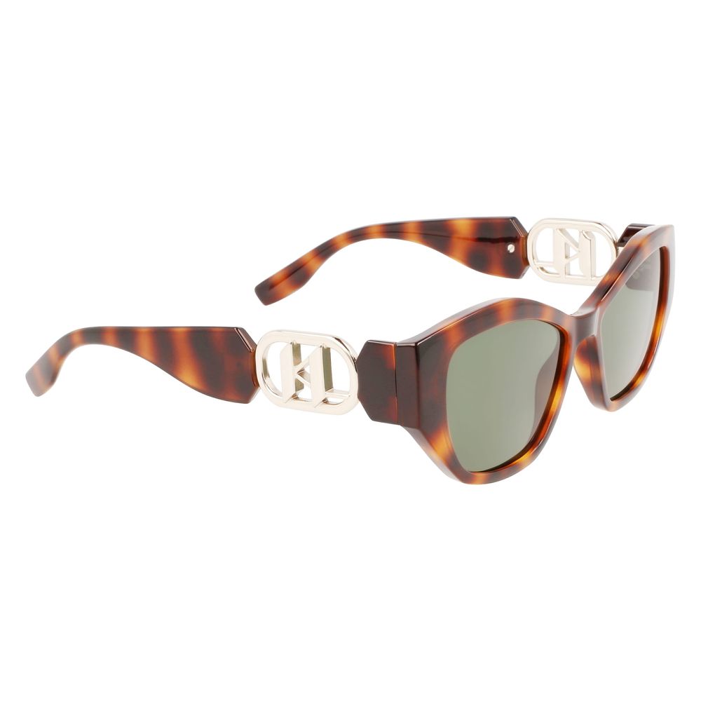 Karl Lagerfeld Brown Injected Sunglasses - Image 3