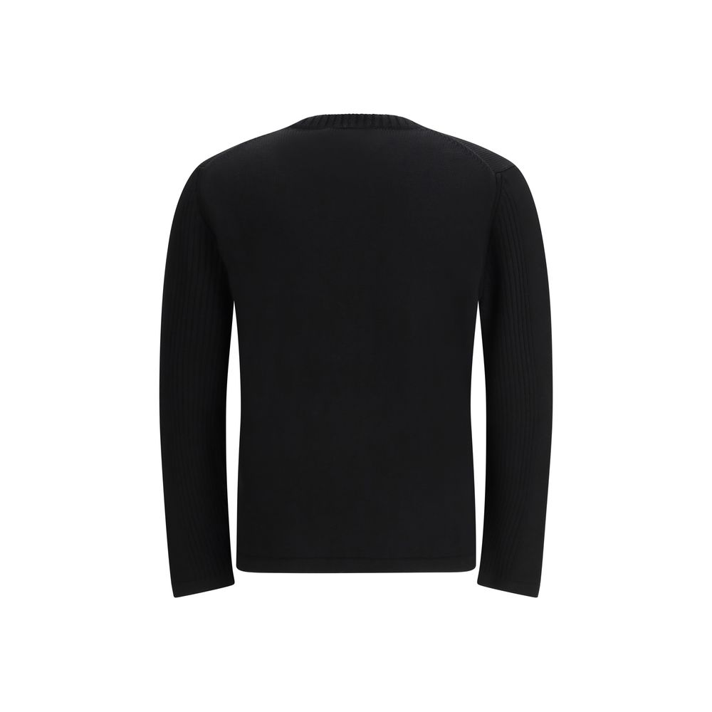 Prada Black Wool Oves Aries Sweatshirt - Image 2