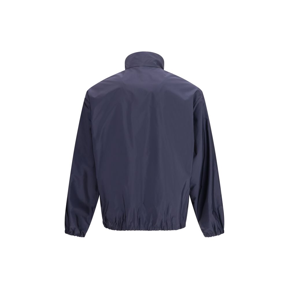 Prada Blue Recycled Polyamide Shell Jacket - Image 3
