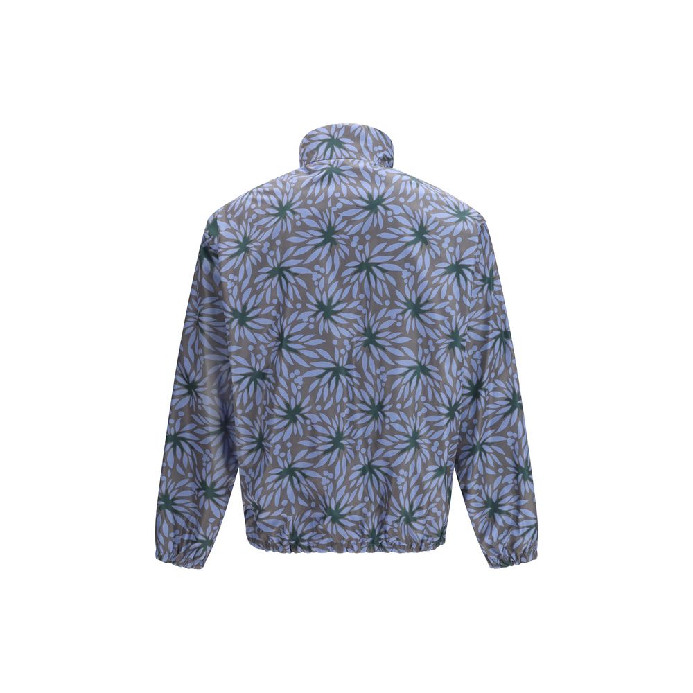 Prada Blue Recycled Polyamide Shell Jacket - Image 4