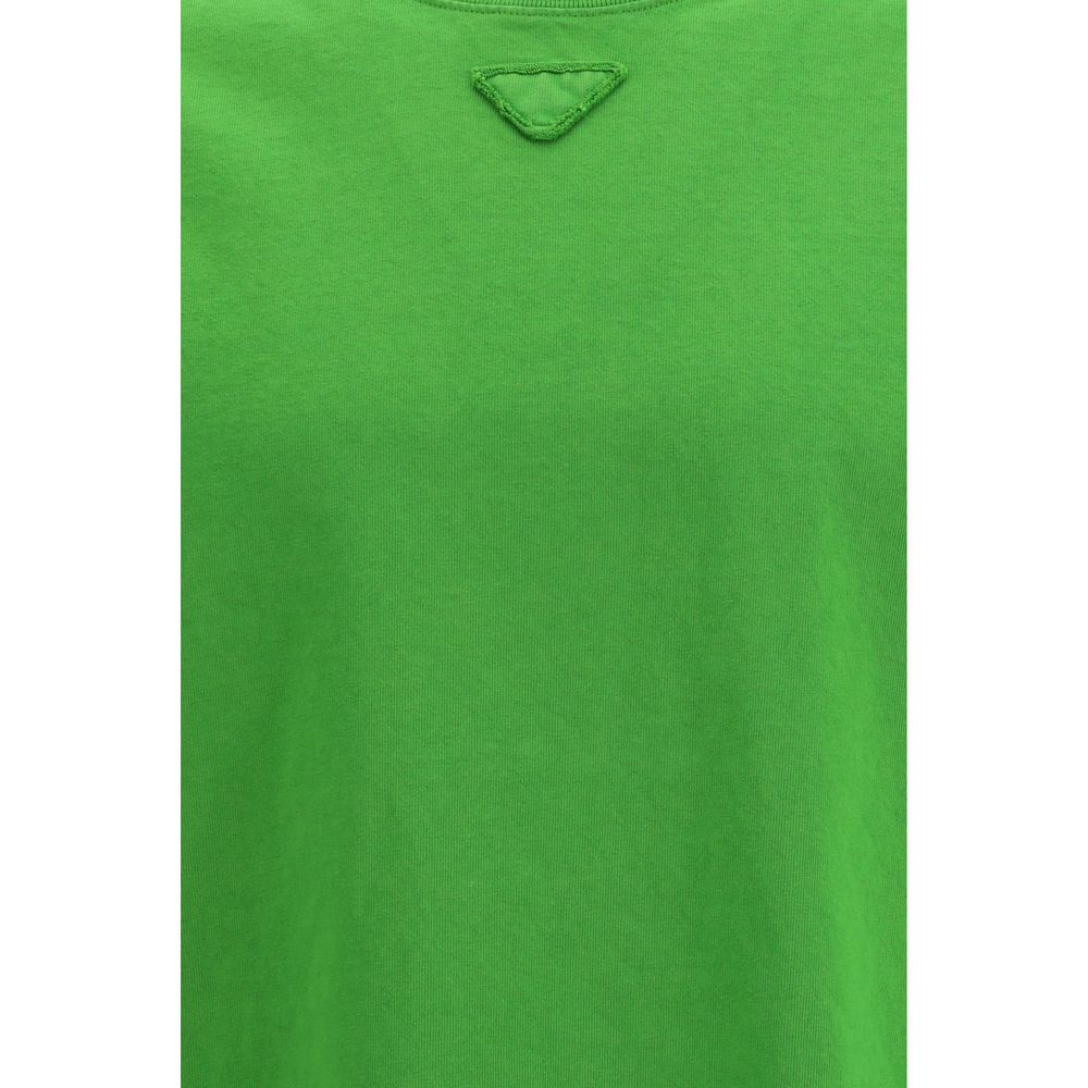 Prada Bicolor Cotton T-Shirt - Image 3