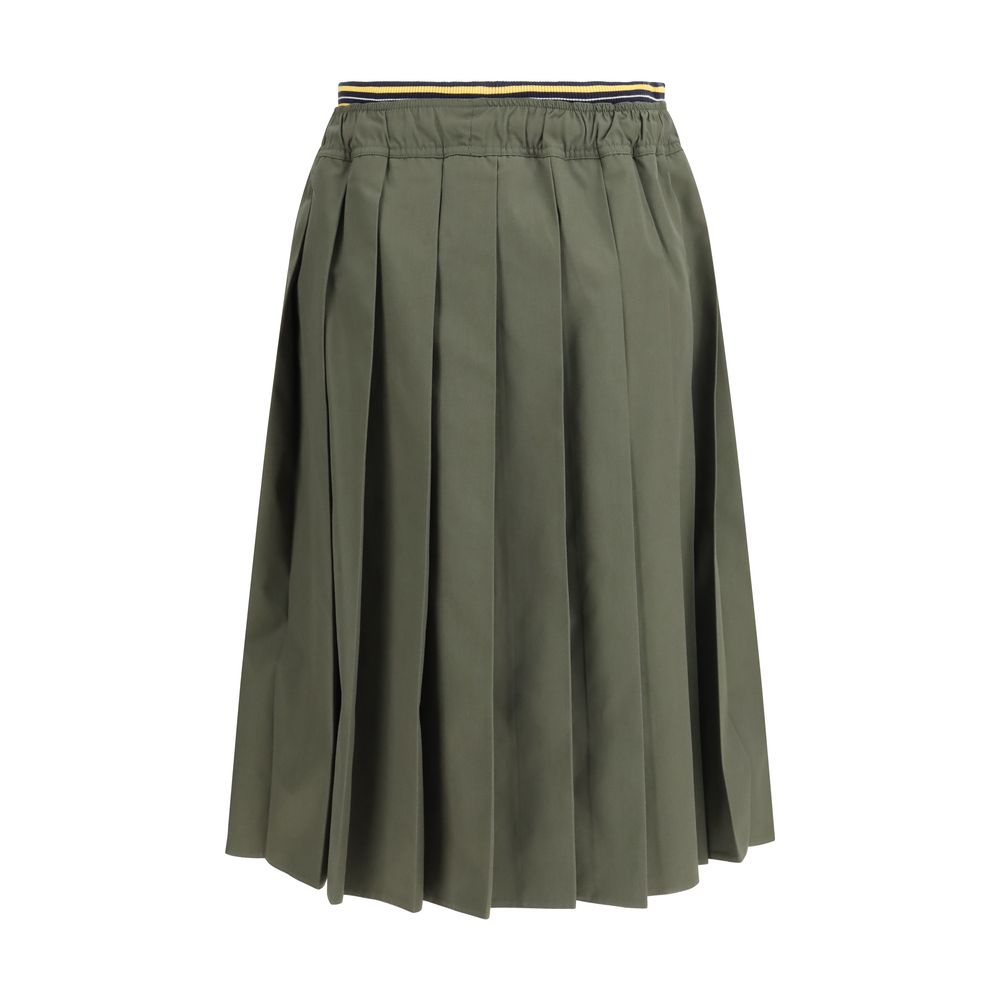 Prada Bicolor Polyester Midi Skirt - Image 2