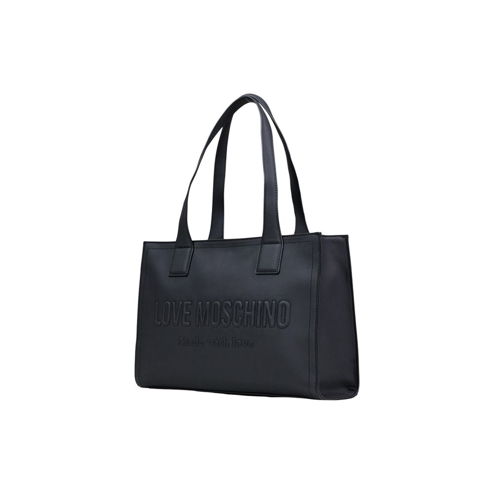 Love Moschino Black Polyethylene Handbag - Image 2