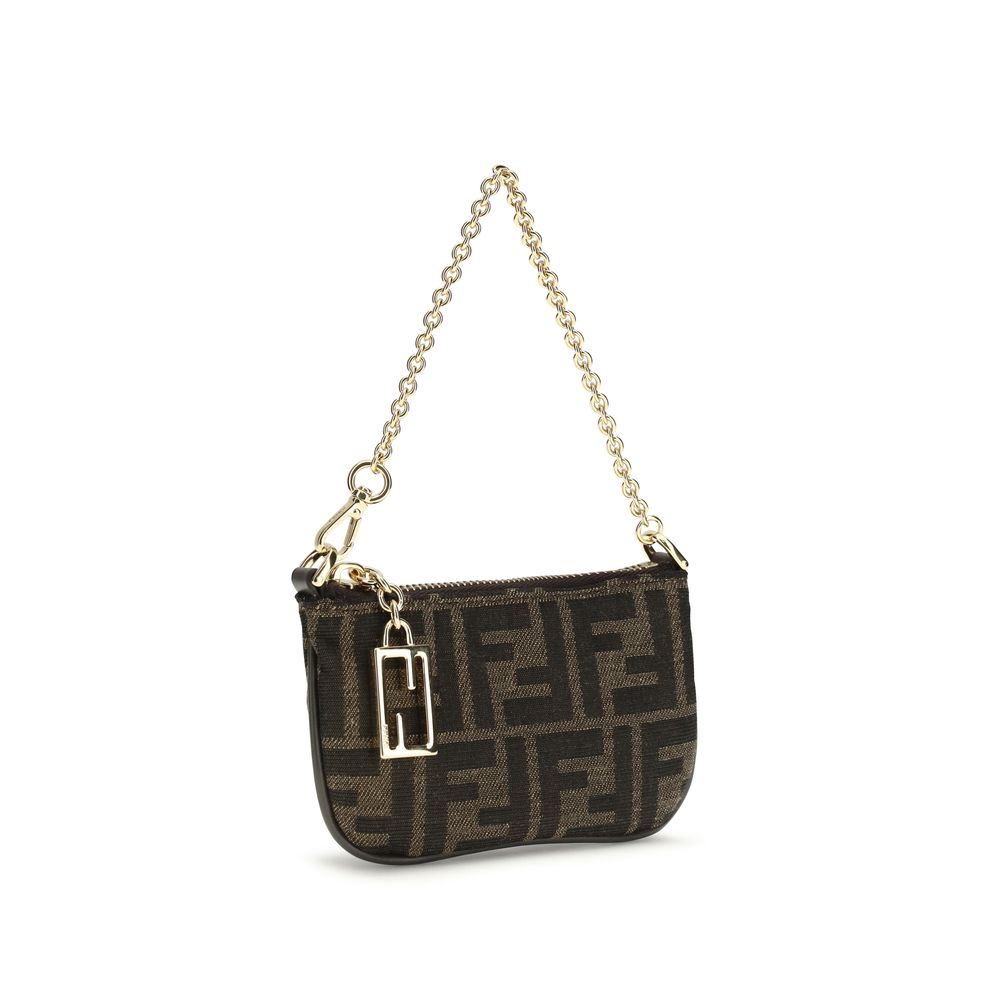 Fendi Brown Polyester Shoulder Bag - Image 2