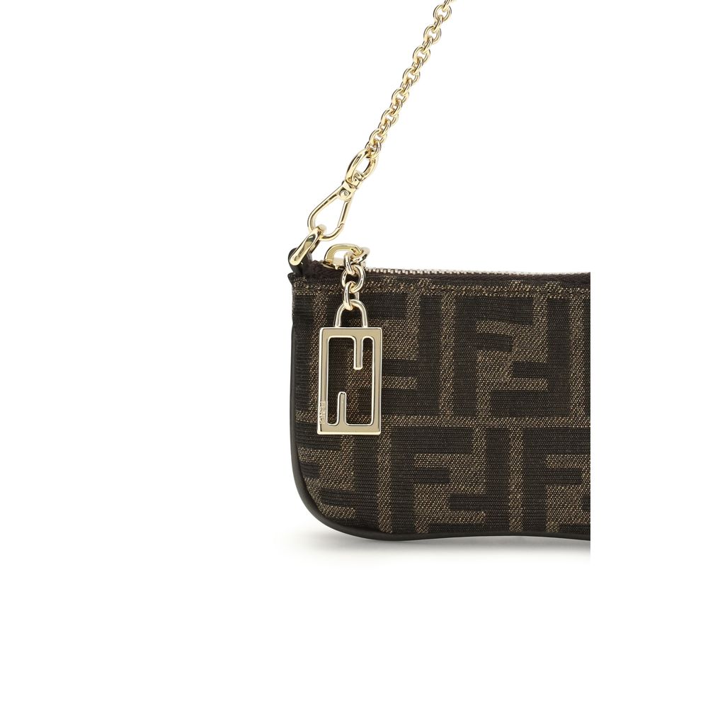 Fendi Brown Polyester Shoulder Bag - Image 4