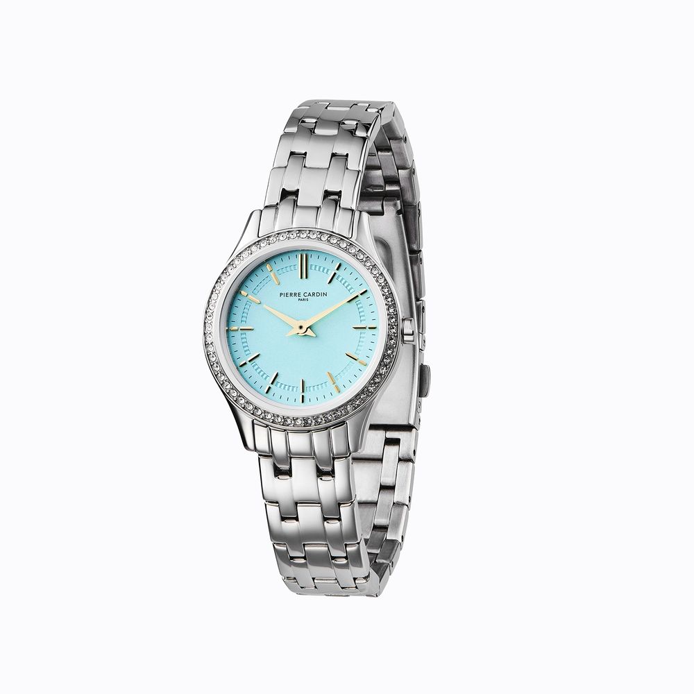 Pierre Cardin Gray Stainless Steel Dress Watch