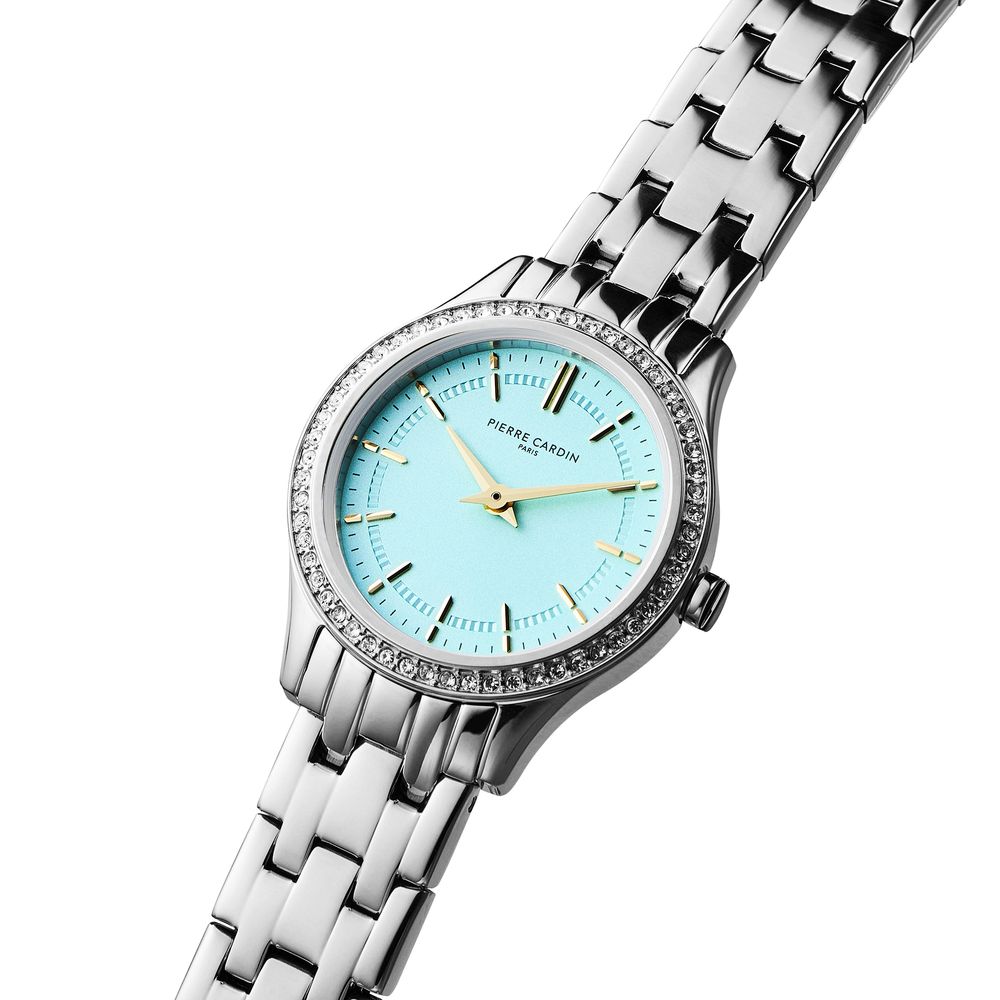 Pierre Cardin Gray Stainless Steel Dress Watch - Image 2