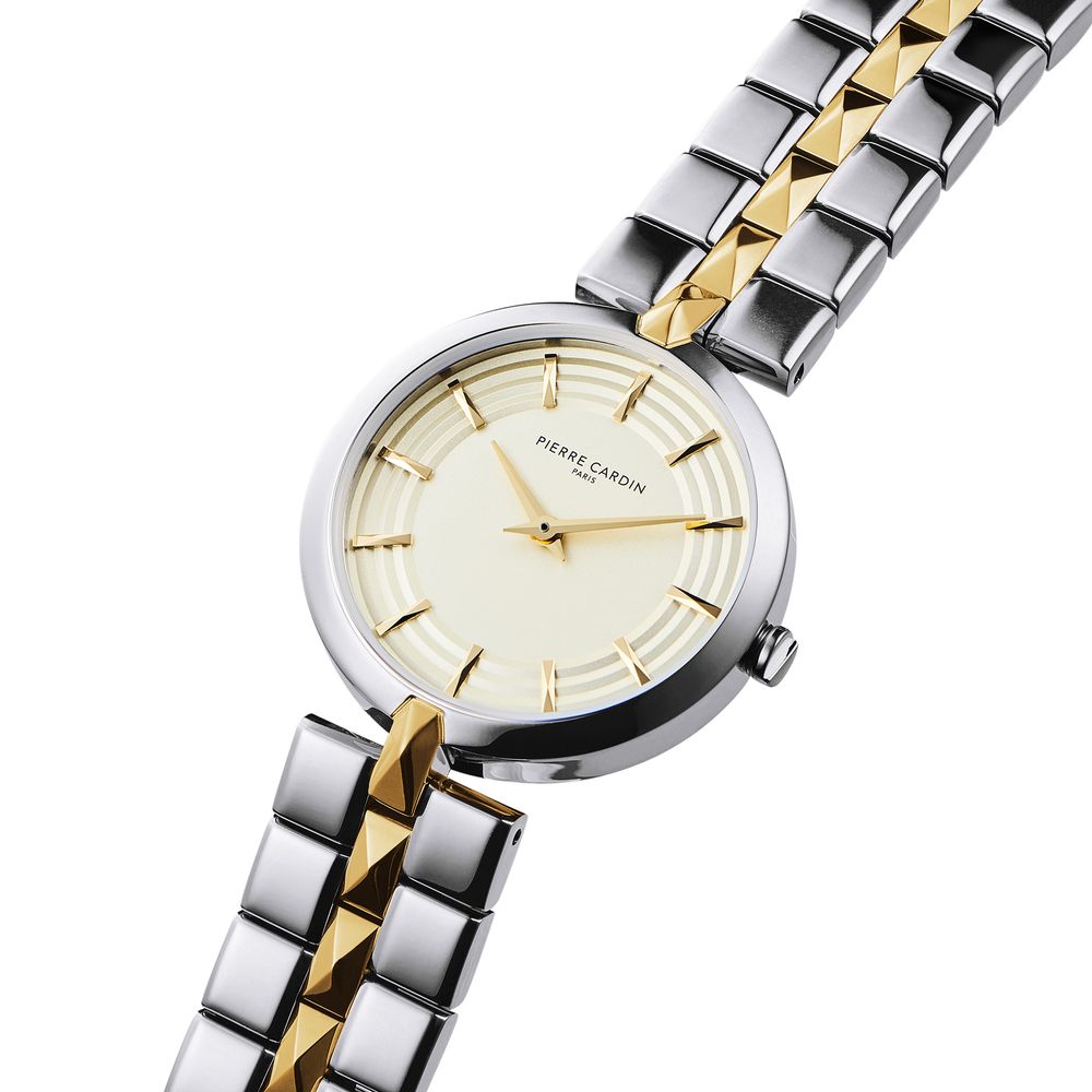 Pierre Cardin Gray Stainless Steel Dress Watch - Image 2