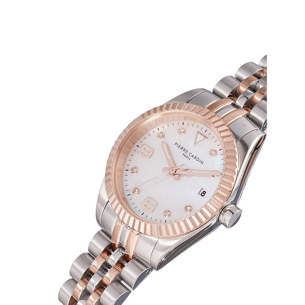 Pierre Cardin Gray Stainless Steel Dress Watch - Image 2