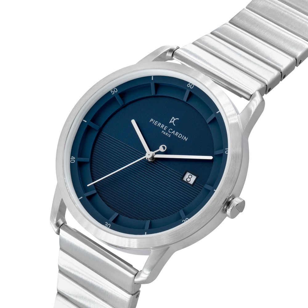 Pierre Cardin Gray Stainless Steel Dress Watch - Image 2