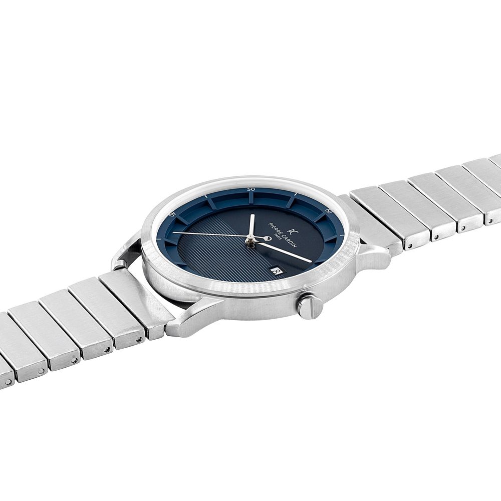Pierre Cardin Gray Stainless Steel Dress Watch - Image 3