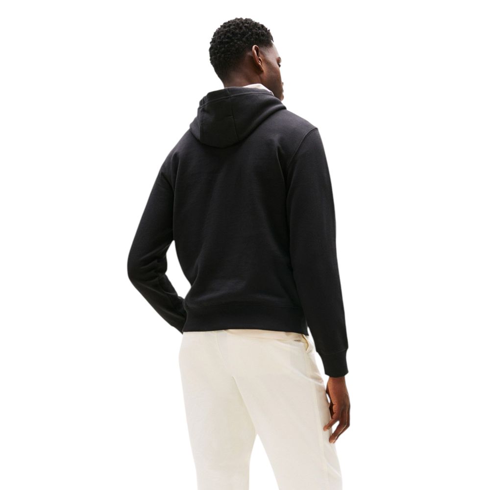 Tommy Hilfiger Black Recycled Cotton Hoodie - Image 2