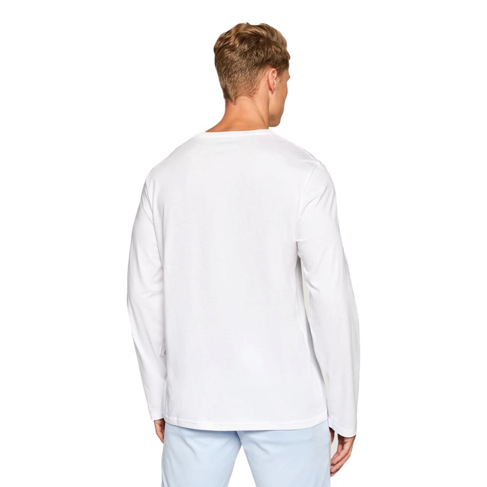 Ralph Lauren White Cotton Long Sleeve T-Shirt - Image 2