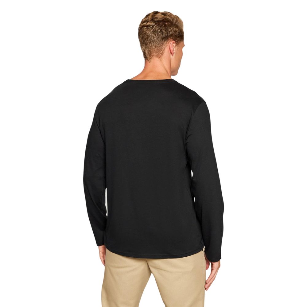 Ralph Lauren Black Cotton Long Sleeve T-Shirt - Image 3