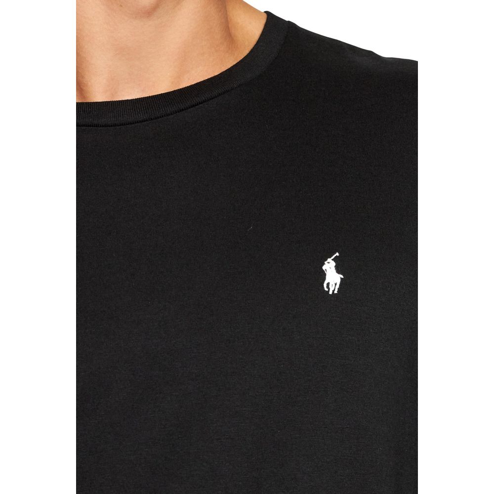 Ralph Lauren Black Cotton Long Sleeve T-Shirt - Image 4