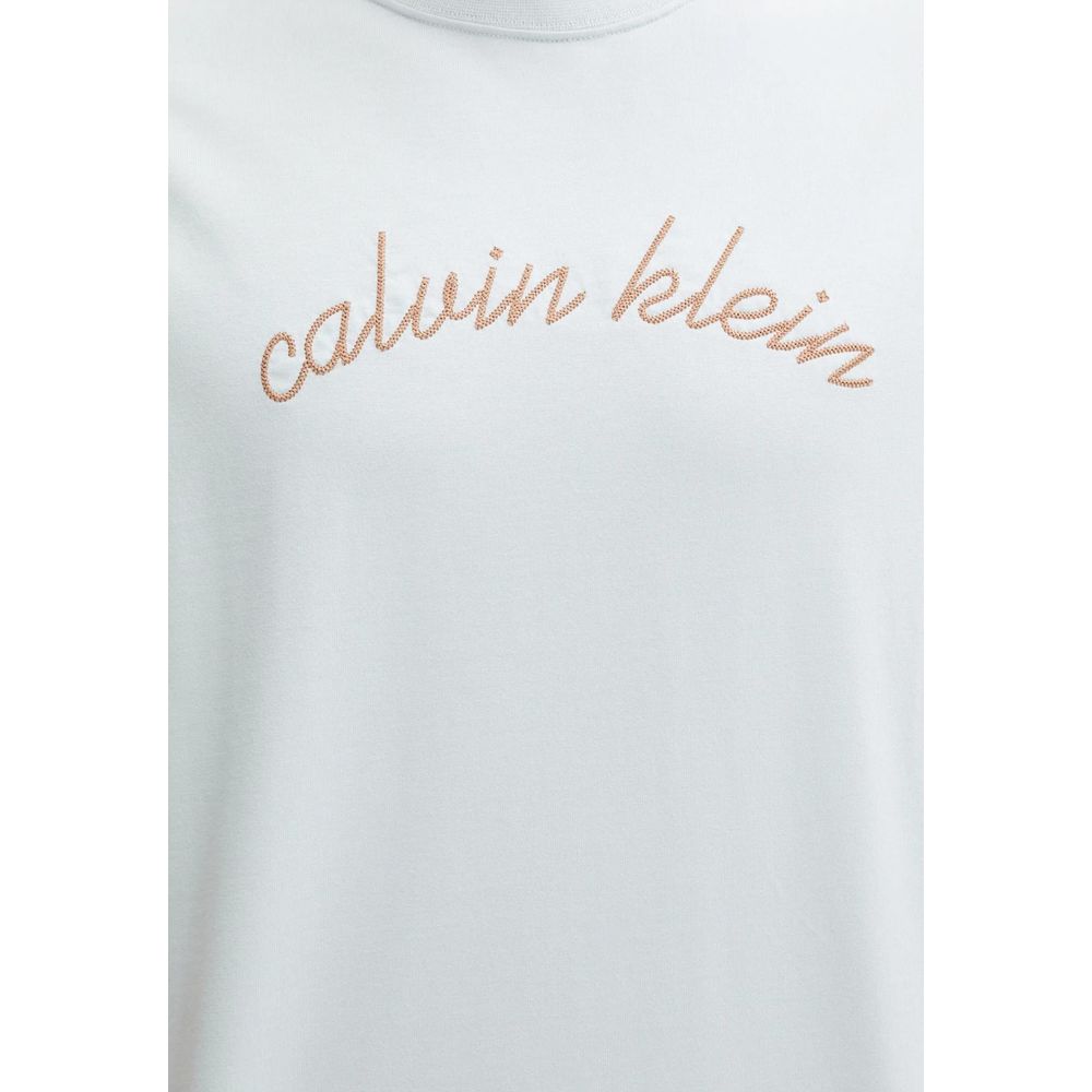 Calvin Klein Jeans Blue Cotton T-Shirt - Image 4