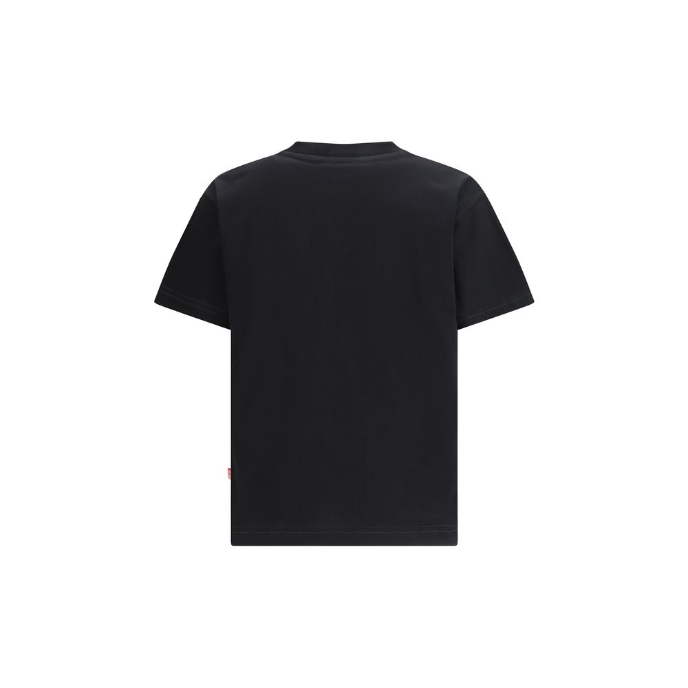 Diesel Black Cotton T-Shirt - Image 2