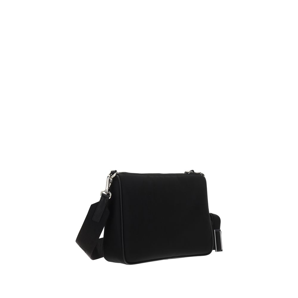 Prada Black Recycled Polyamide Shoulder Bag - Image 3
