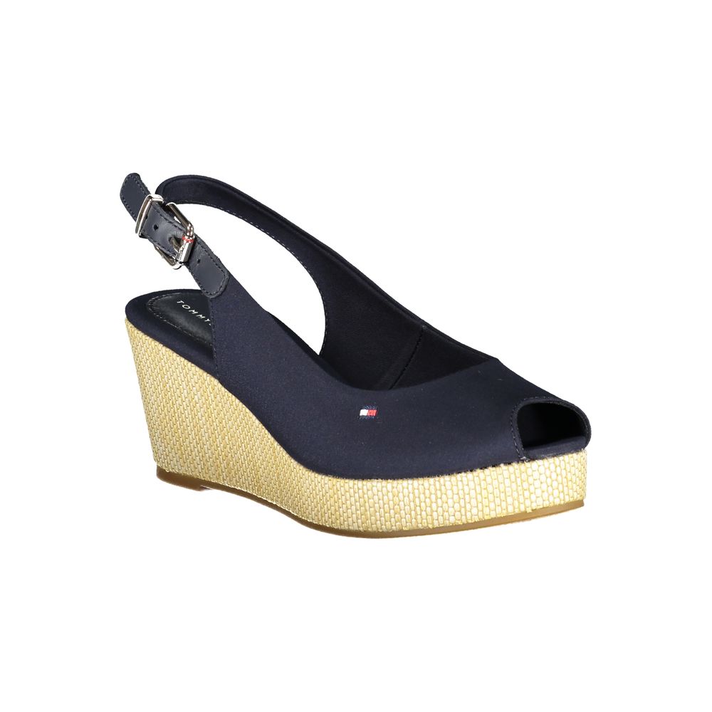 Tommy Hilfiger Blu Polyurethane Women Sandal - Image 2