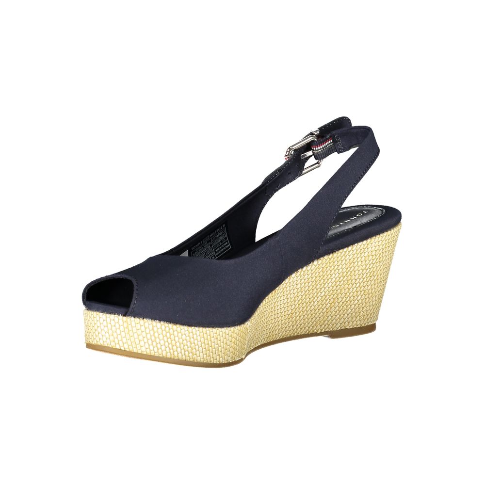Tommy Hilfiger Blu Polyurethane Women Sandal - Image 3