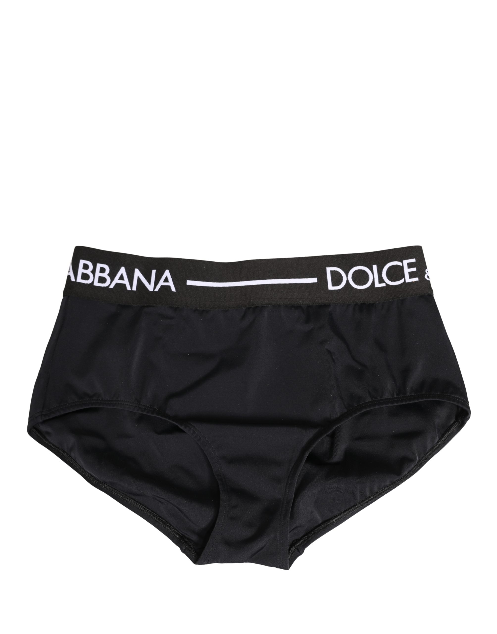 Dolce & Gabbana Black Logo Waistband Coulotte Panty Underwear - Image 3