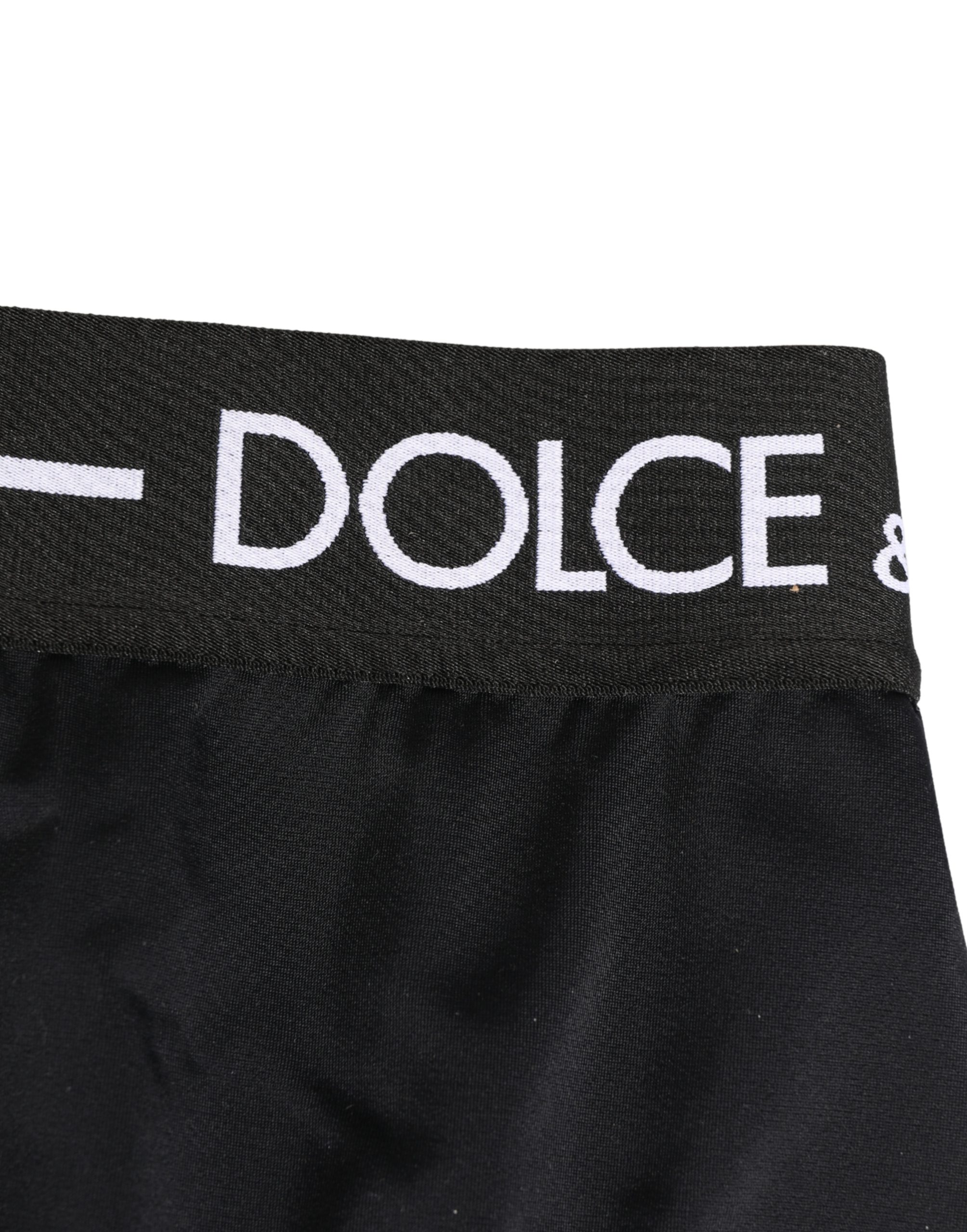 Dolce & Gabbana Black Logo Waistband Coulotte Panty Underwear - Image 4