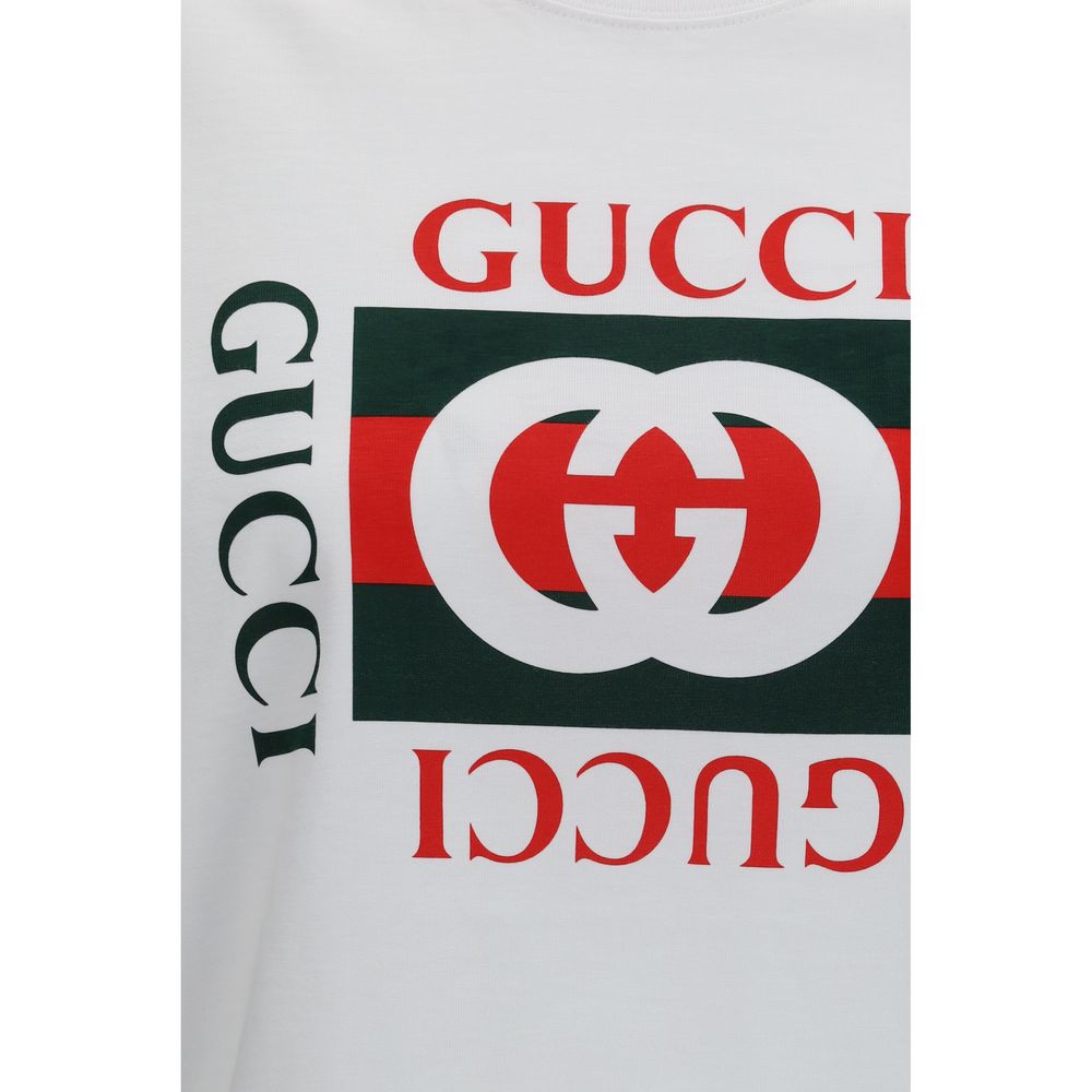 Gucci White Cotton T-Shirt - Image 3