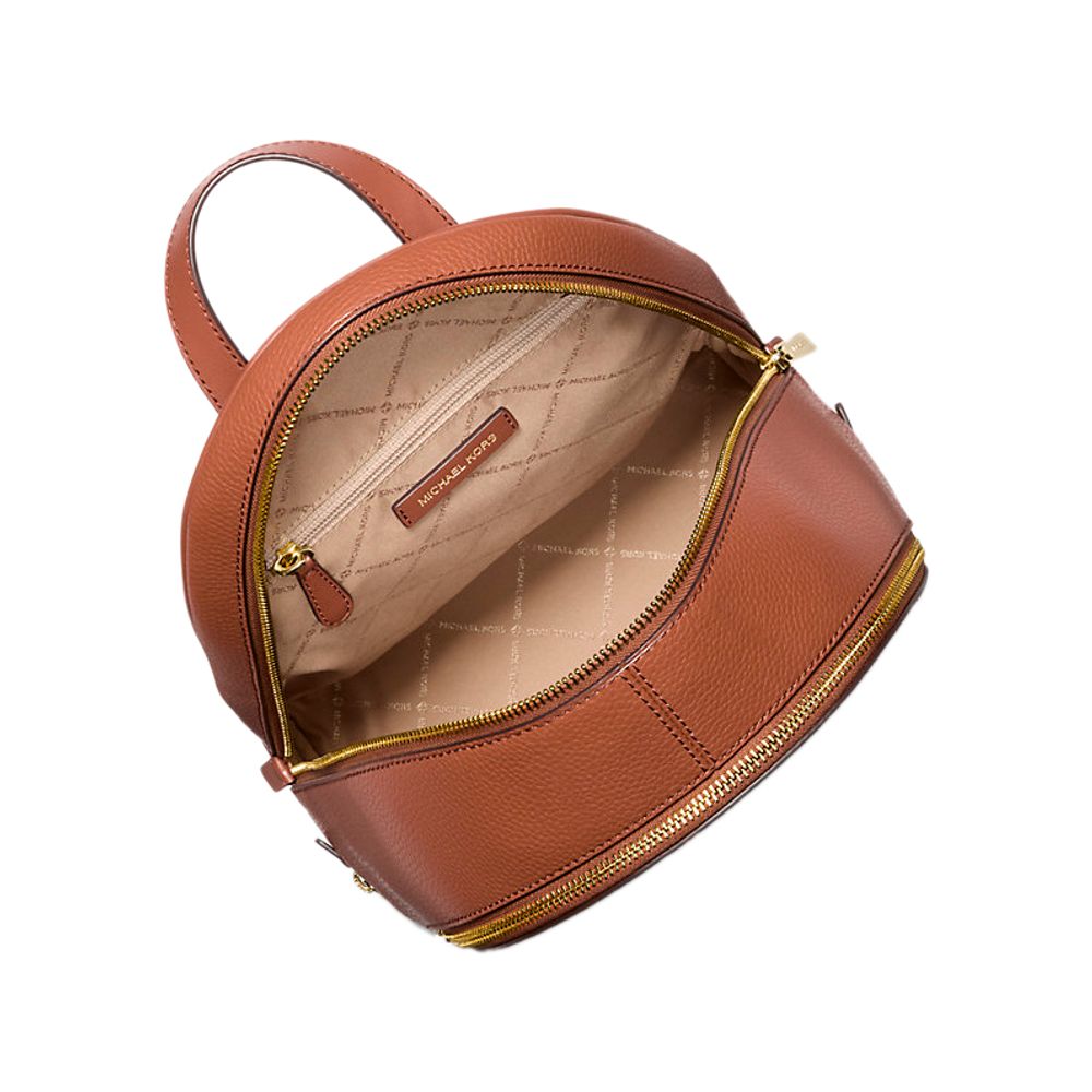 Michael Kors Brown Canvas Backpack - Image 3