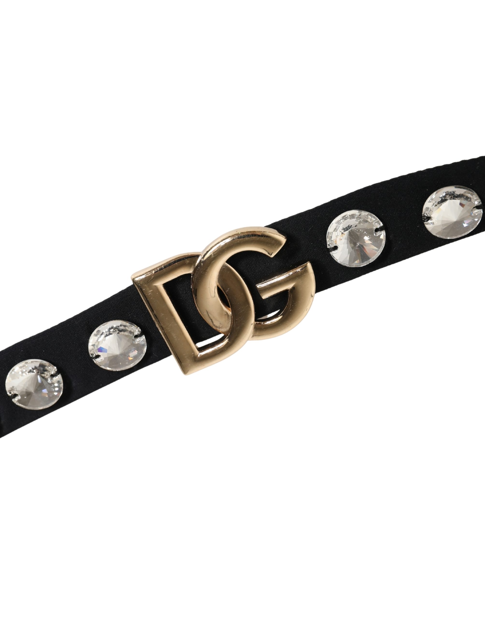 Dolce & Gabbana Black Crystal Embellished Bikini Bottom Swimwear - Image 4