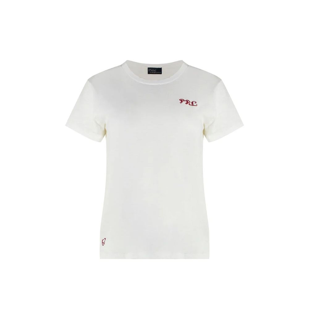 Ralph Lauren White Cotton T-Shirt