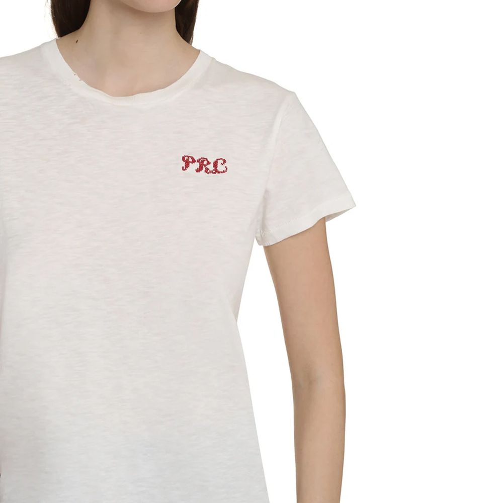 Ralph Lauren White Cotton T-Shirt - Image 4