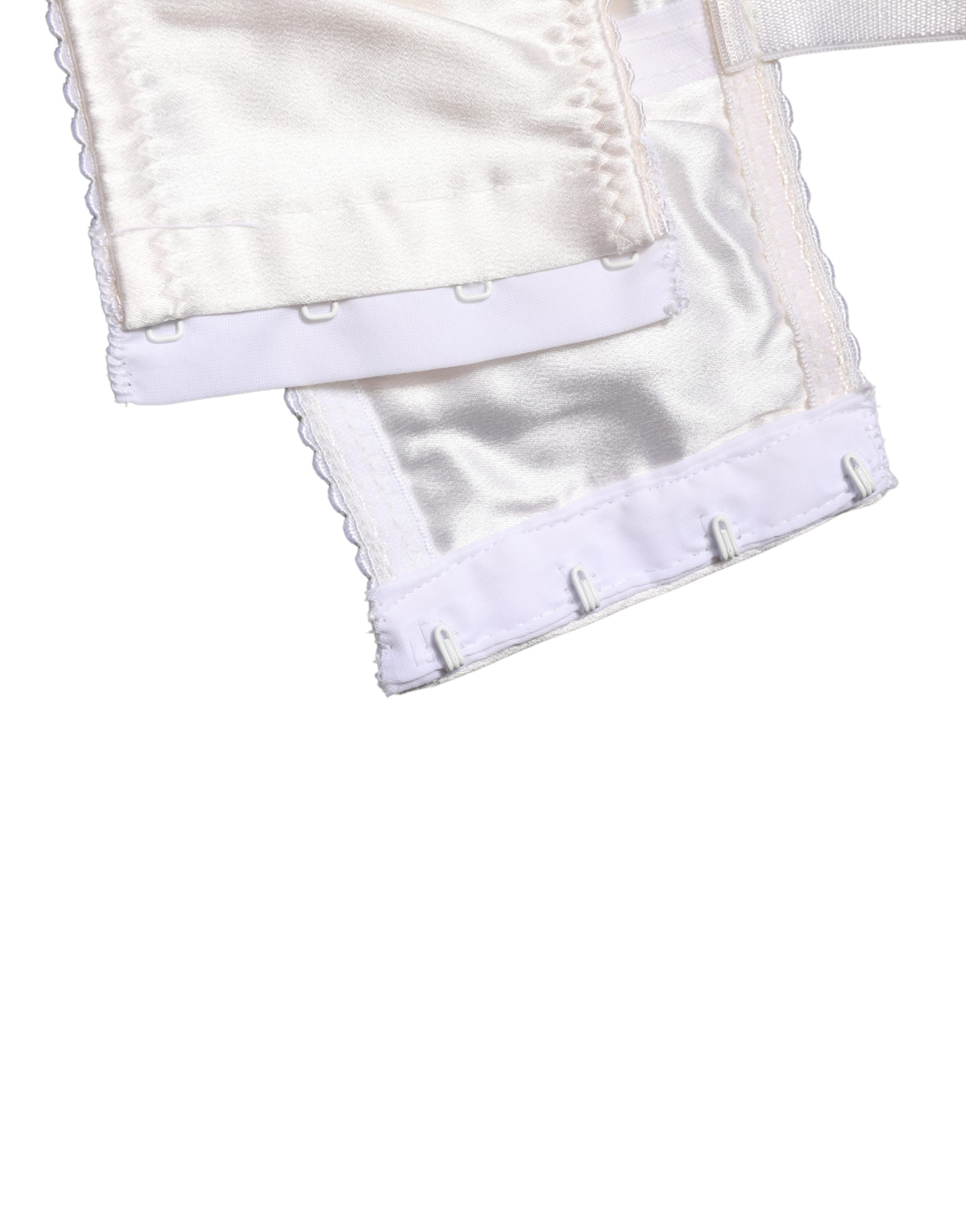 Dolce & Gabbana White Semi-Pad Underwire Balconette Bra Underwear - Image 5