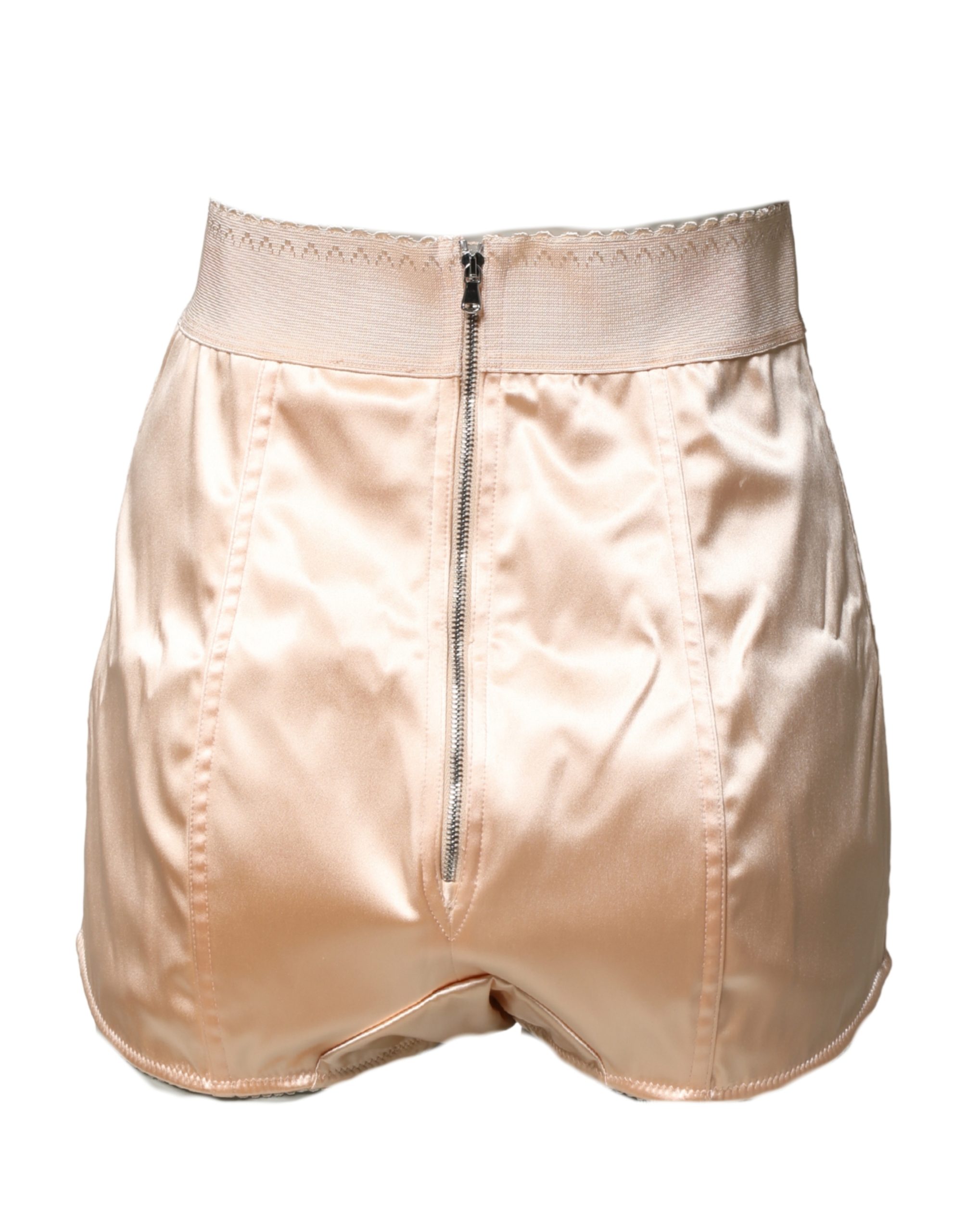 Dolce & Gabbana Beige Silk Blend High Waist Girdle Panty Underwear - Image 5