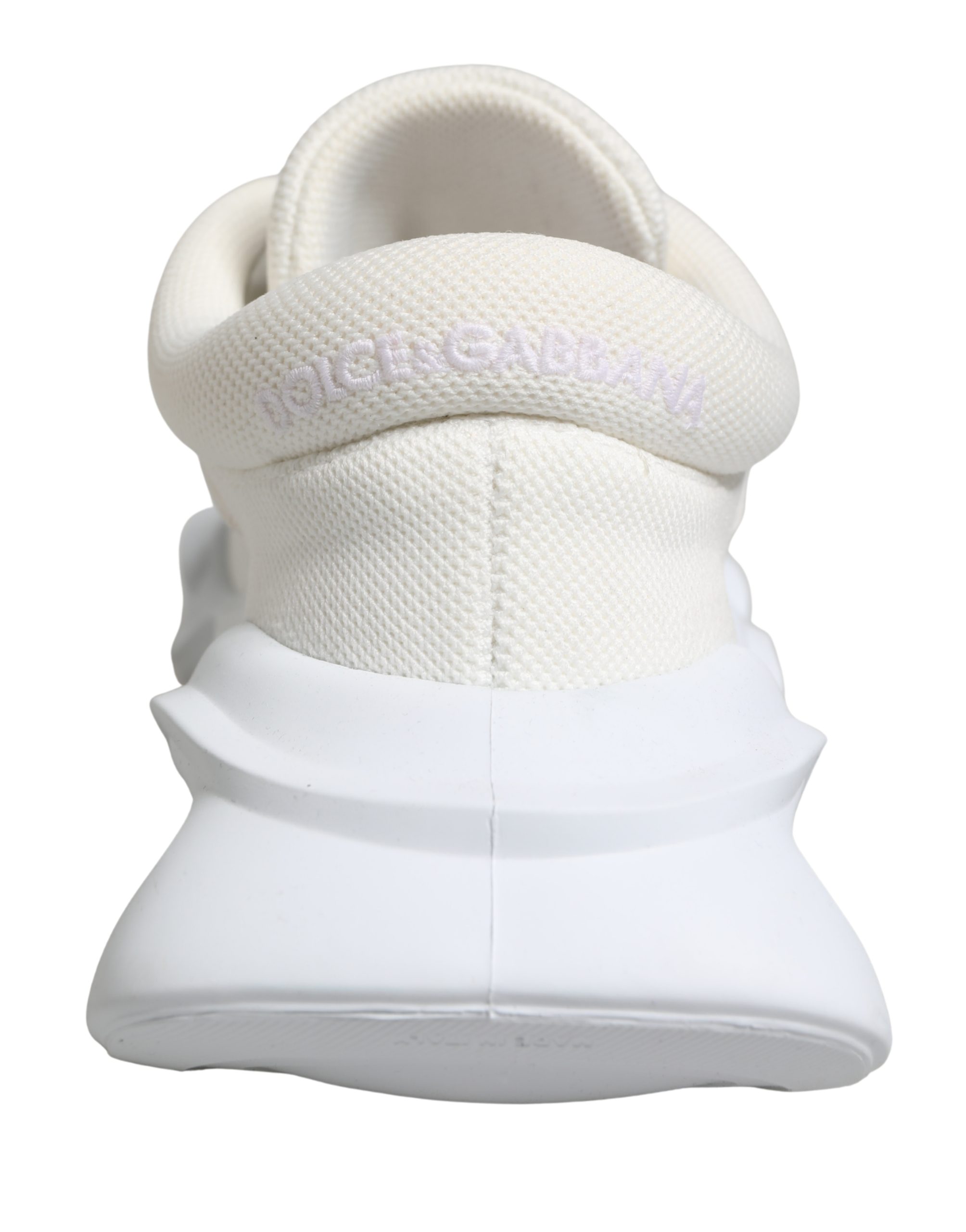 Dolce & Gabbana White Slip On Wave Low Top Sneakers Shoes - Image 8