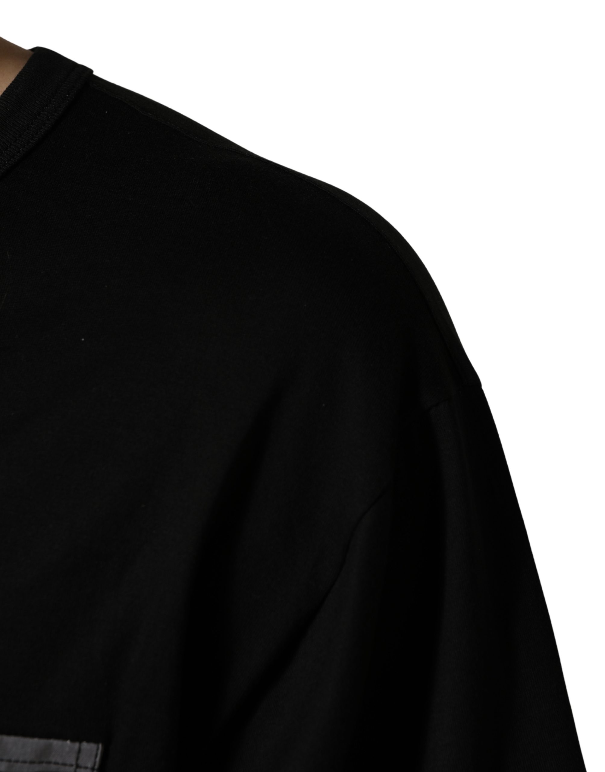 Dolce & Gabbana Black Camouflage Pocket Oversized T-shirt - Image 6