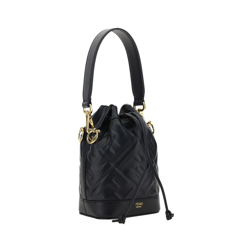 Fendi Black Polyamide Backet Bag - Image 2