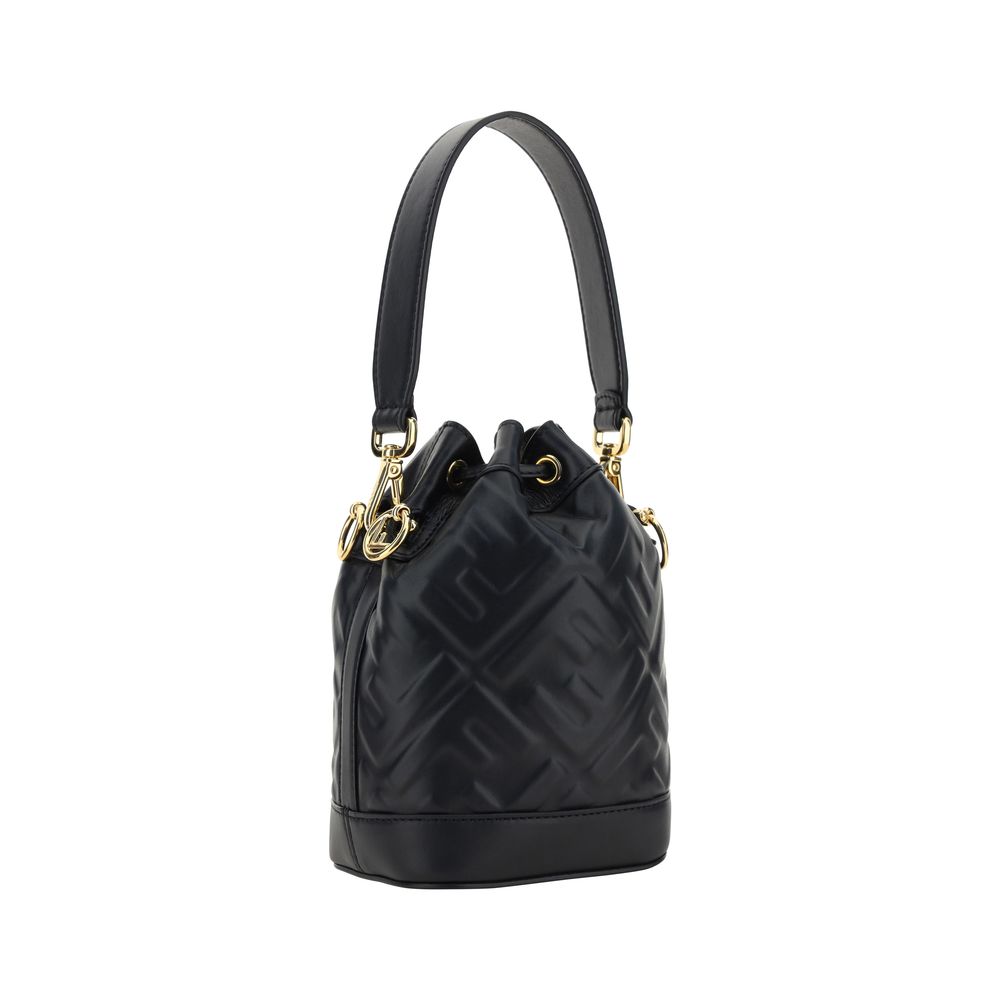 Fendi Black Polyamide Backet Bag - Image 3