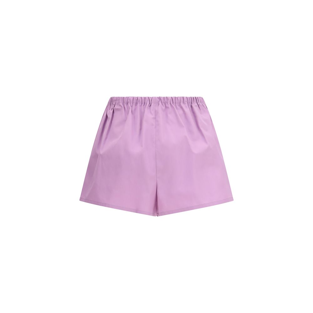 Prada Purple Cotton Bermuda Shorts - Image 2