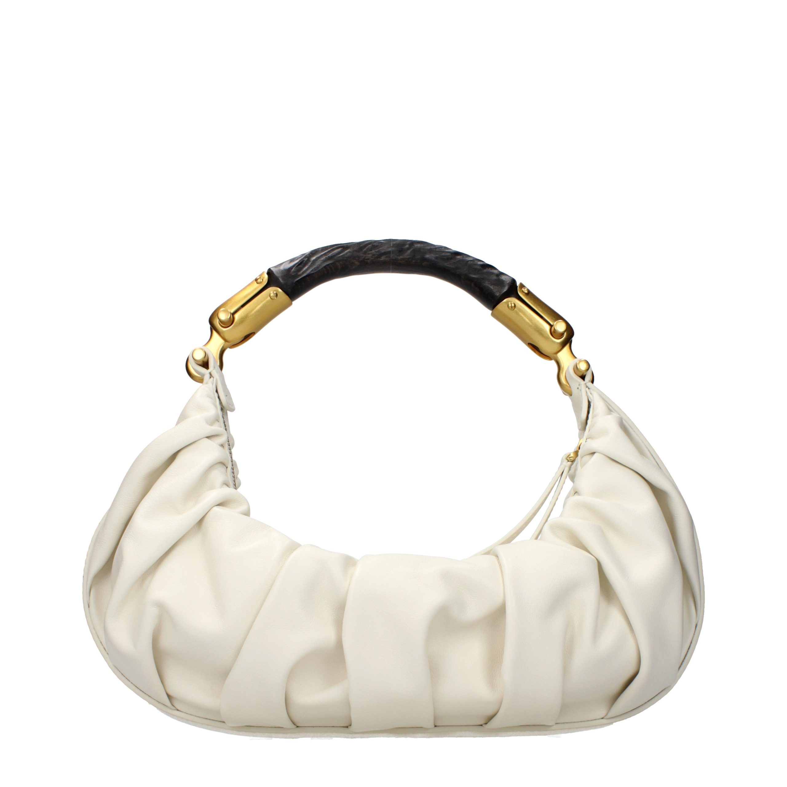 Balmain Beige Leather Handbag - Image 3