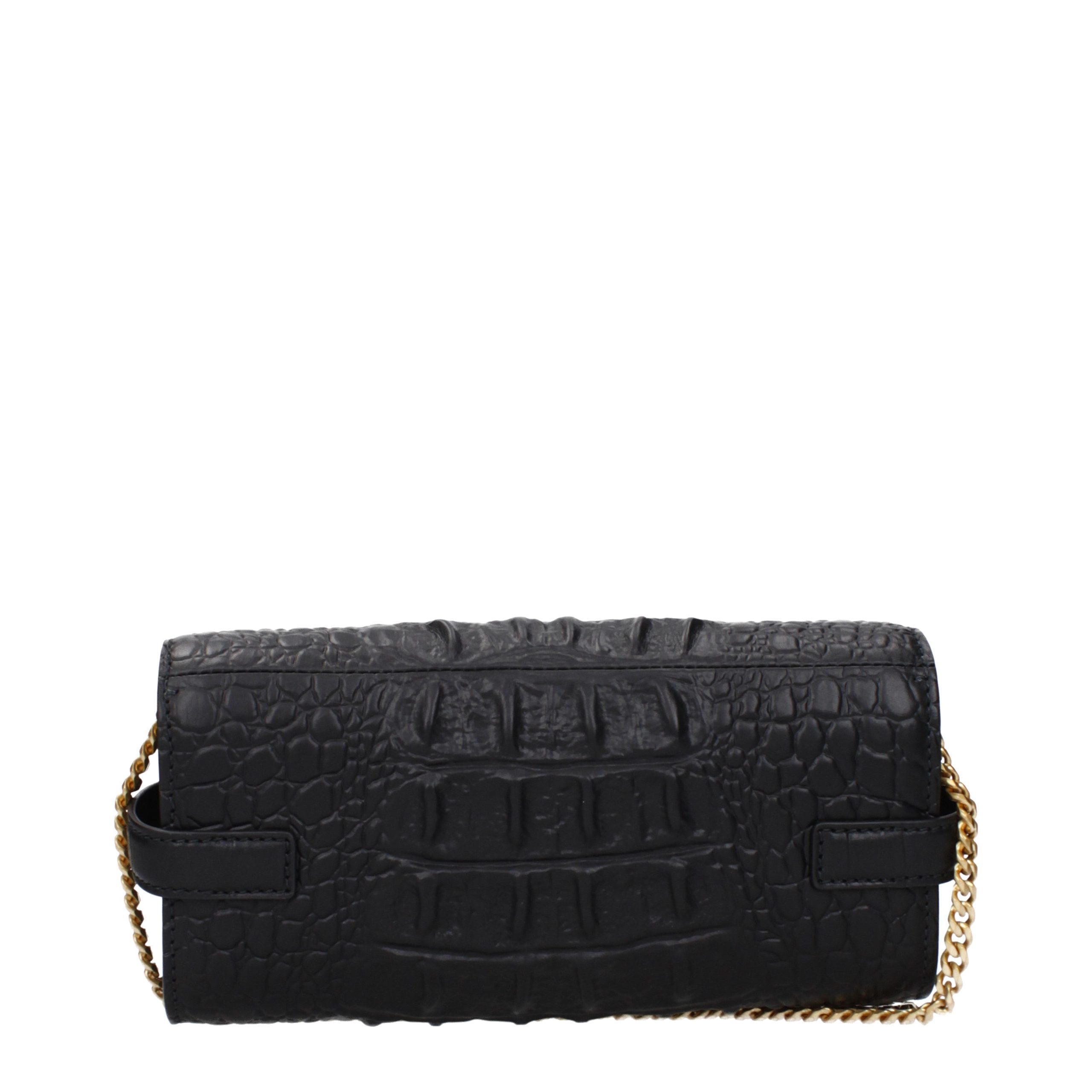 Balmain Black Leather Clutch Bag - Image 3