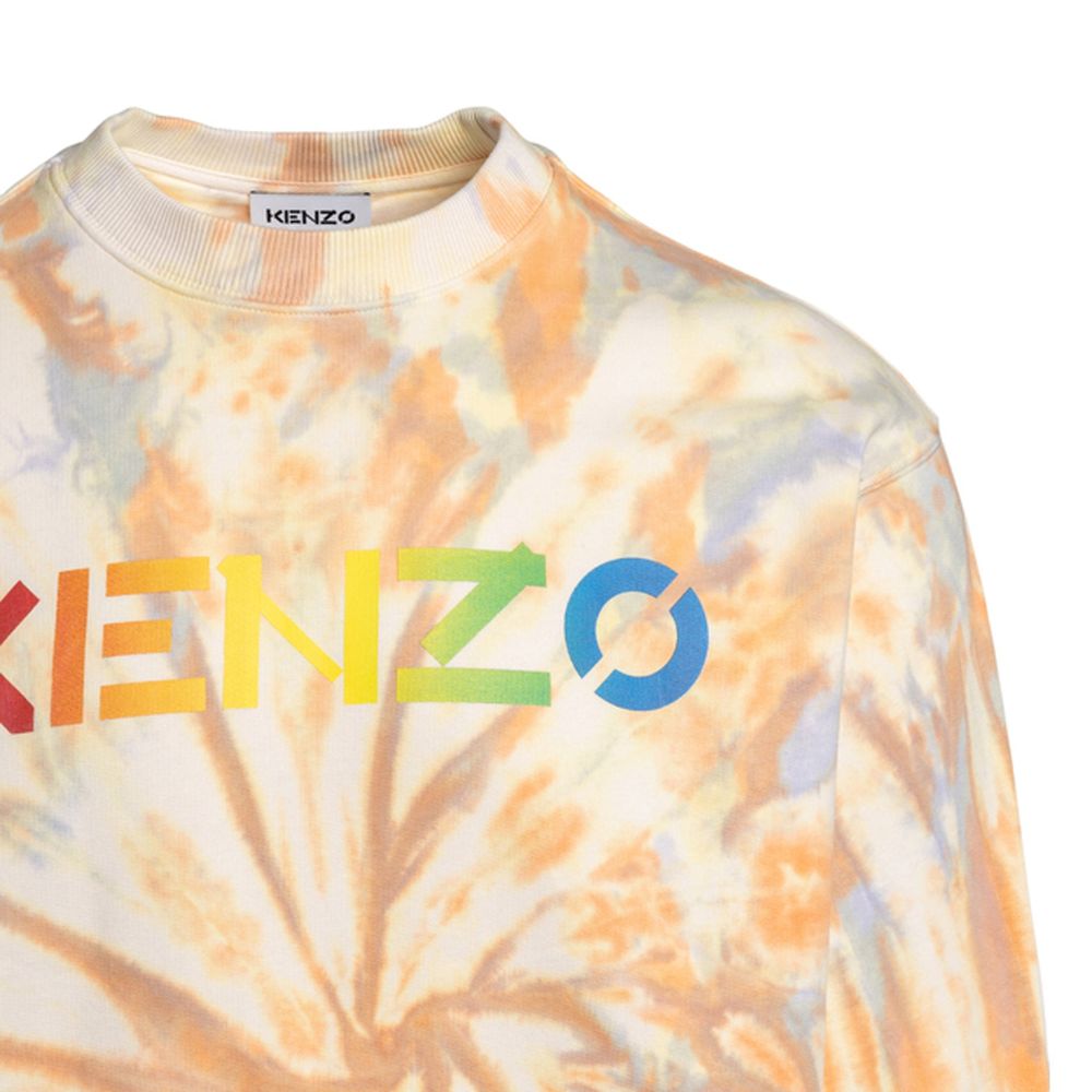 Kenzo Orange Cotton Sweatshirt - Image 3