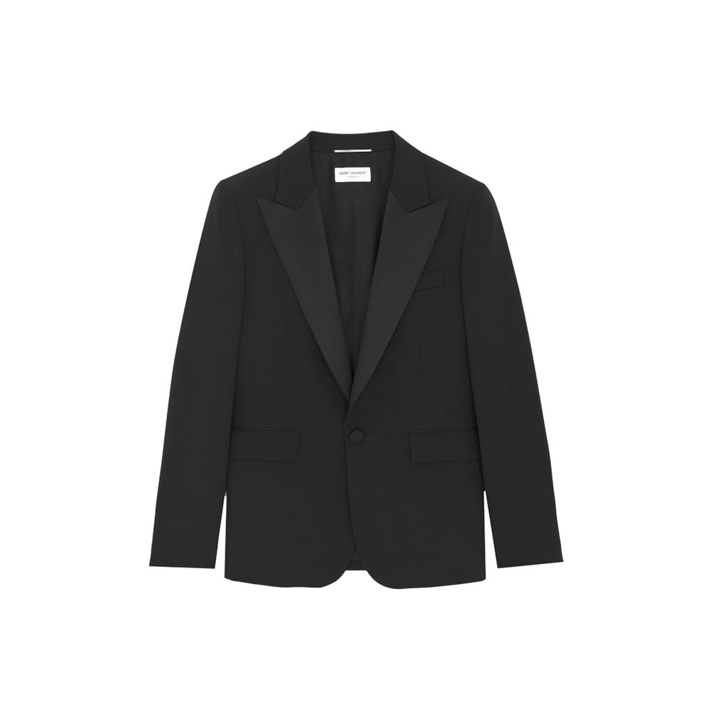 Saint Laurent Black Wool Blazer