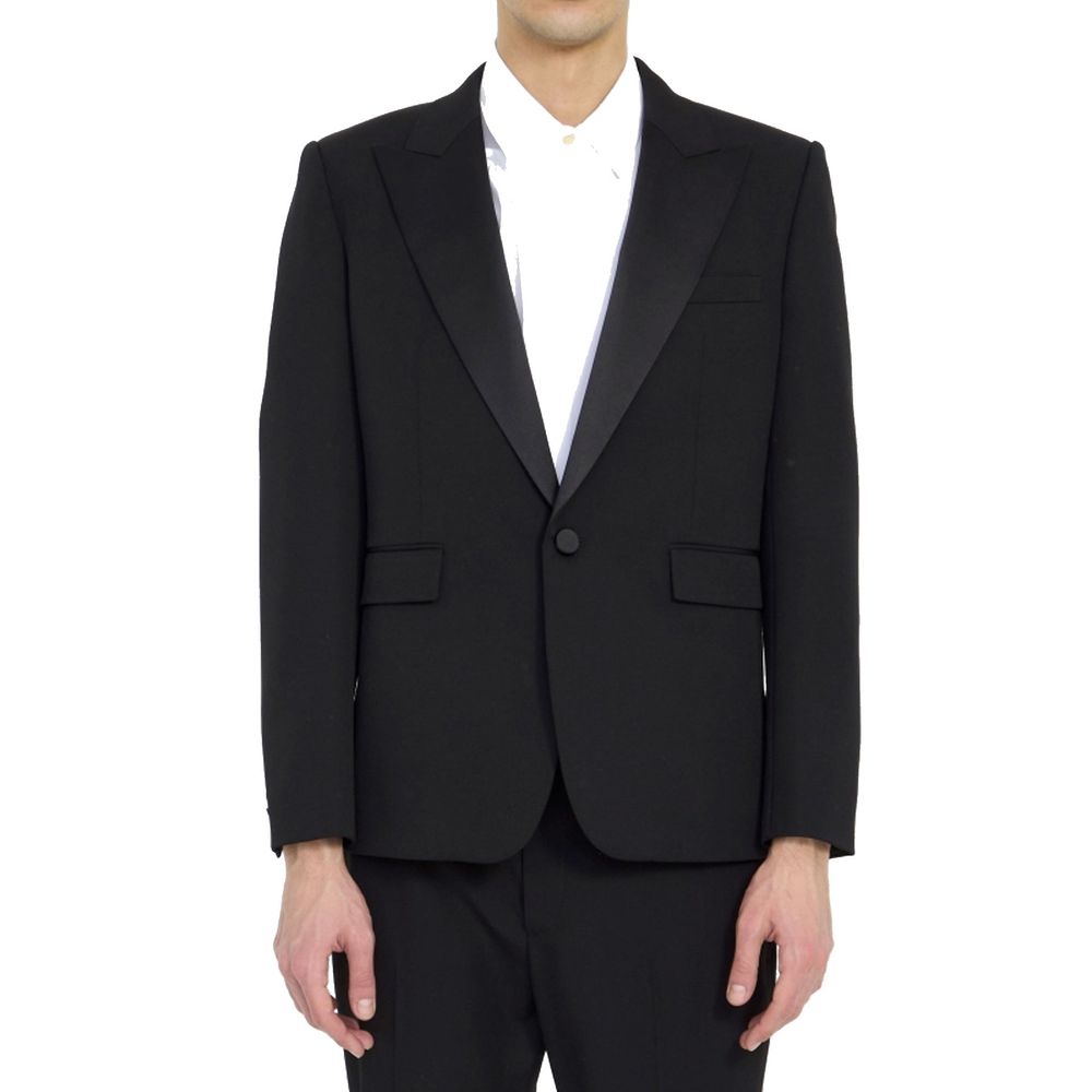 Saint Laurent Black Wool Blazer - Image 2